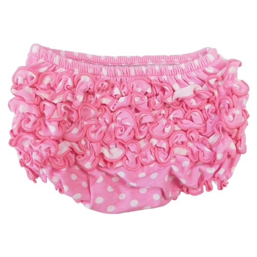 Girls Ruffle Butt Bloomers in Pink