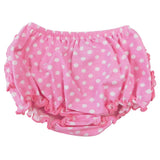 Toddler Girls Pink Polka Dot Diaper Cover