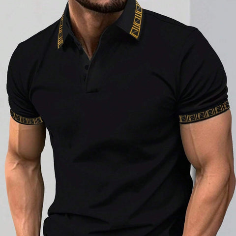 Digital simple color short sleeve polyester printed T-shirt