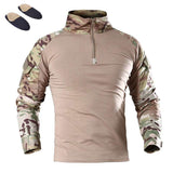 outdoor tactical t-shirt made of polyester fiber fabric