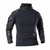 outdoor tactical t-shirt made of polyester fiber fabric